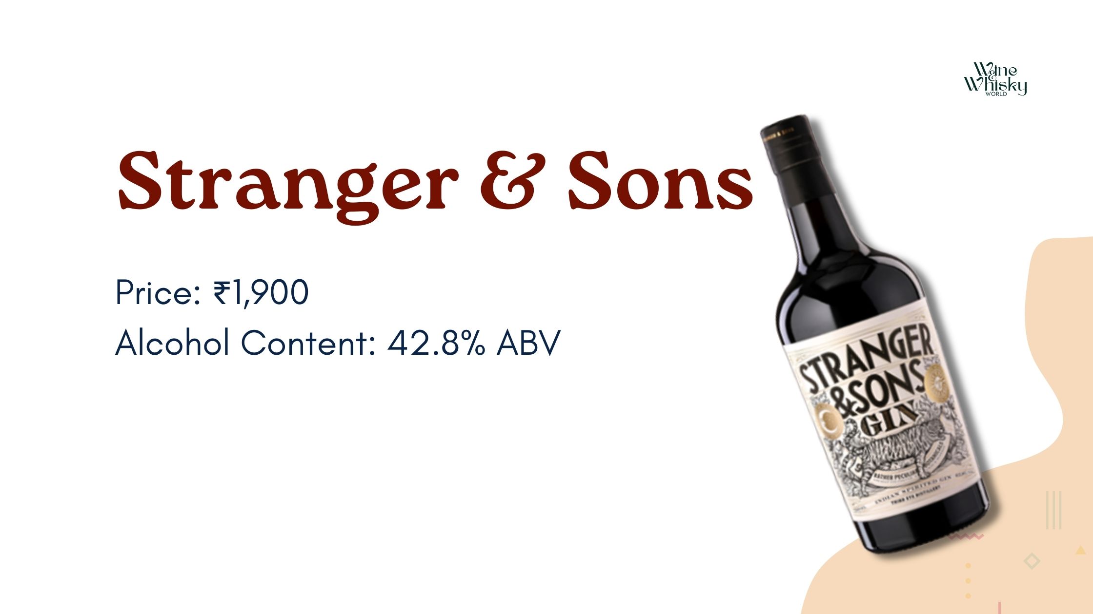 Stranger & Sons gin under 2000